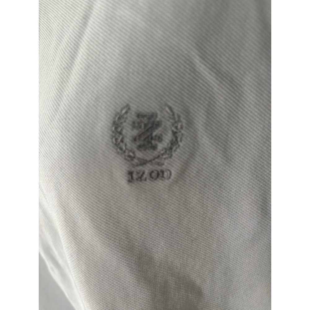 IZOD Silk Wash Polo Shirt Mens 2XL Preppy 100% Cotton Short Sleeve Crest Logo - Picture 2 of 8